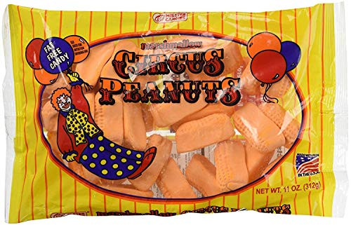 Melster Marshmallow Circus Peanuts 11 oz Bags -4 Pack-