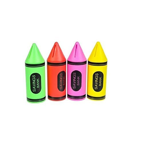 Crayon Piggy Banks -12 Pack-