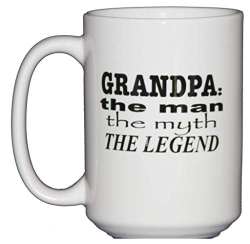 15oz Grandpa Man  Myth  Legend Coffee Mug - Fathers Day Gift