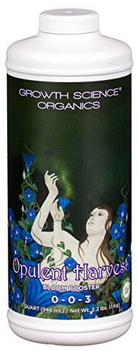 Growth Science Organics - Opulent Harvest (0-0-3) : Bloom Booster (Quart)