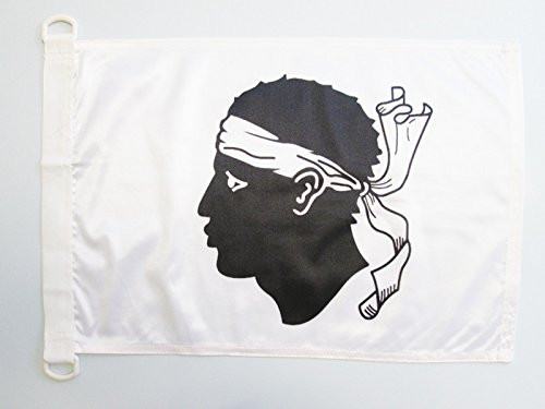 AZ FLAG Corsica Nautical Flag 18 x 12 - French Region of Corse Flags 30 x 45 cm - Banner 12x18 in for Boat AZ FLAG Corsica Nautical Flag 18 x 12 - French Region of Corse Flags 30 x 45 cm - Banner 12x18 in for Boat