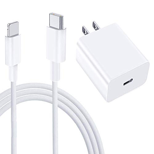 18W USB C iPhone Fast Charger Power Delivery Wall Charger Plug with to -MFi Certified- Type C Charger for iPhone SE 2020 11 Xs Max XR X 8 Plus iPad Pr