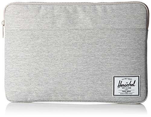 Herschel Supply Co. Men's Anchor Sleeve for 15 inch MacBook, Light Grey Crosshatch, One Size
