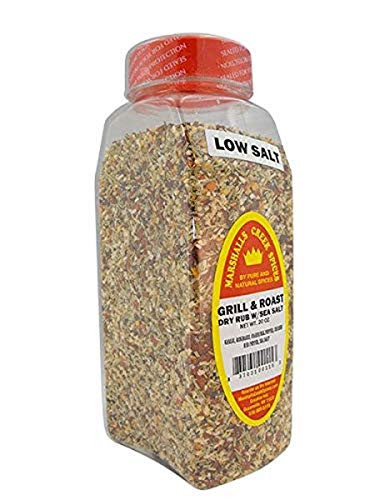 Marshalls Creek Spices Marshalls Creek Spice Co  XL Size Low Salt Grill and Roast Rub With Sea Salt  20 Oz