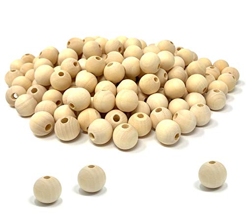200pcs Natural Wooden Beads -16mm- - Round Wood Beads Unfinished Wooden Decorative Beads Loose Spacer Beads for DIY Craft Making -16 mm Beads- 200pcs Natural Wooden Beads -16mm- - Round Wood Beads Unfinished Wooden Decorative Beads Loose Spacer Beads for DIY Craft Making -16 mm Beads-