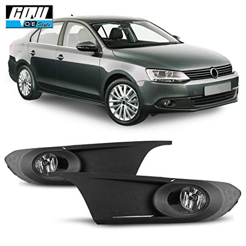 CPW Compatible with -2011 2012 2013 2014 Volkswagen Jetta Sedan- Driving Fog Lights - Switch - Wiring Kit