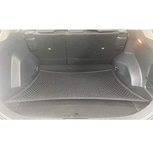 Cqlights RAV4 Cargo Net Rear Trunk Floor Style Cargo Net for Toyota RAV4 2019 2020 2021 Black