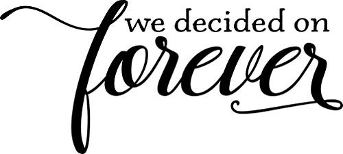 Reperdesign We Decided on Forever 22x10in Farmhouse -Black-