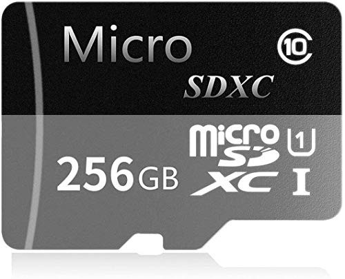 High Speed 256GB Micro SD Card Designed for Android Smartphones Tablets Class 10 SDXC Memory Card with Adapter