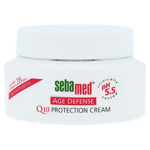 Sebamed Q10 Face and Neck Age Defense Q10 Protection Cream pH 5 5 Reduces Wrinkles and Fine Lines Anti-Aging Moisturizer 1 68 Fluid Ounces -50 Millili