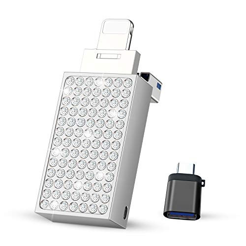 New Surface Diamond 128GB USB Flash Drive 3 0 Photo Stick for iPhone-iPad-Android-PC Mobile USB Memory Stick External Storage Devices Protected by Pas