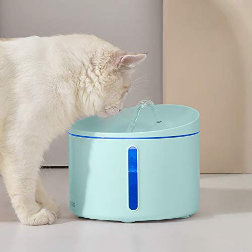 DOGNESS 3 2L Pet Water Fountain Healthy and Hygienic Drinking Fountain Super Quiet Flower Automatic Electric Water Bowl for Dogs Cats Birds and Mult DOGNESS 3 2L Pet Water Fountain Healthy and Hygienic Drinking Fountain Super Quiet Flower Automatic Electric Water Bowl for Dogs Cats Birds and Mult