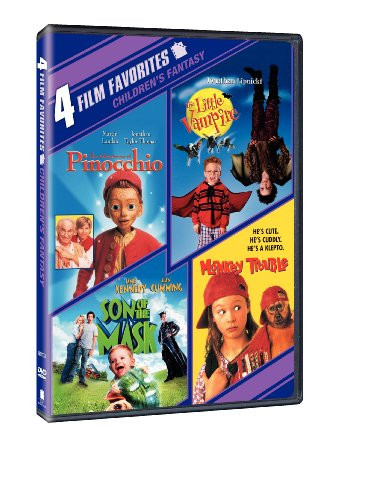 4 Film Favorites New Line Family -The Adventures of Pinocchio  The Little Vampire  Monkey Trouble  Son of the Mask-