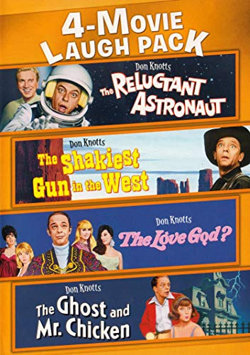 4-Movie Laugh Pack -The Reluctant Astronaut - The Shakiest Gun in the West - The Love God? - The Ghost and Mr  Chicken-