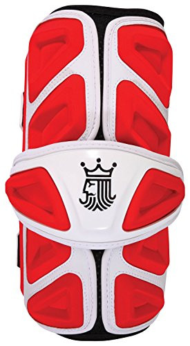Brine King 4 Lacrosse Arm Guard  Red  Large