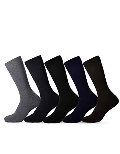 Mens Dress Socks 5 Pack Cotton Argyle Dress Socks Assorted Colors -5 Pair -10-13 Solids-
Mens Dress Socks 5 Pack Cotton Argyle Dress Socks Assorted Colors -5 Pair -10-13 Solids-