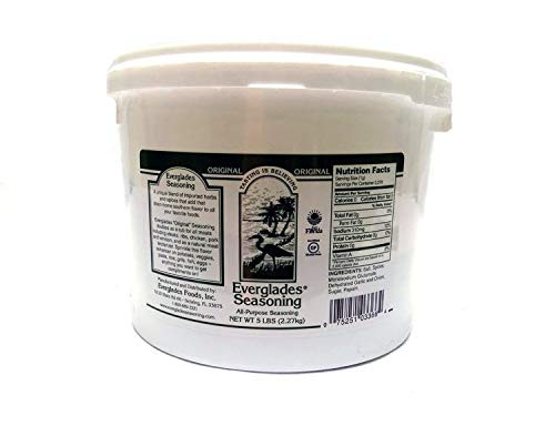 Everglades Seasoning Bulk Restaurant Size -5 Lb Tub- Bucket Everglades Seasoning Bulk Restaurant Size -5 Lb Tub- Bucket