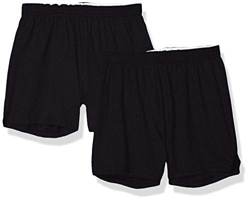 Soffe womens Authentic Cheer Yoga Shorts  Black -2-pack-  X-Small US