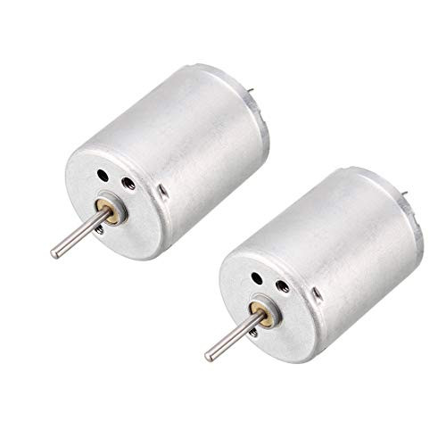 uxcell DC Motor 6V 12000RPM 0 1A Electric Motor Round Shaft for RC Boat Toys Model DIY Hobby 2Pcs