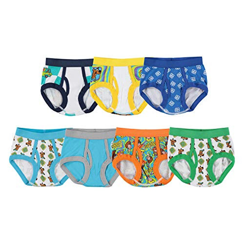 Handcraft Little Boys Scooby Doo Brief -Pack of 7-  Assorted  4T
