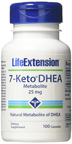 Life Extension - 7-Keto DHEA Metabolite 25 mg 100 caps -Pack of 2-