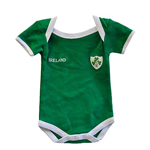 Lansdowne Ireland Rugby Vest Designed with A Small Ireland Print and Shamrock Badge Green 6-12 Months
