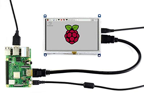 Waveshare 5inch TFT Resistive Touch Screen Display Module HDMI Interface for Rapsberry Pi4- A-A--B-B--2 B-3 B and Banana pi and Beaglebone Black Provide I
