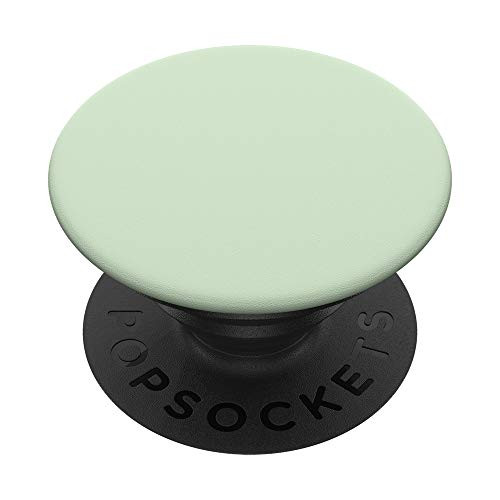 12-Green Soft-Mint Solid Color PopSockets PopGrip Swappable Grip for Phones and Tablets