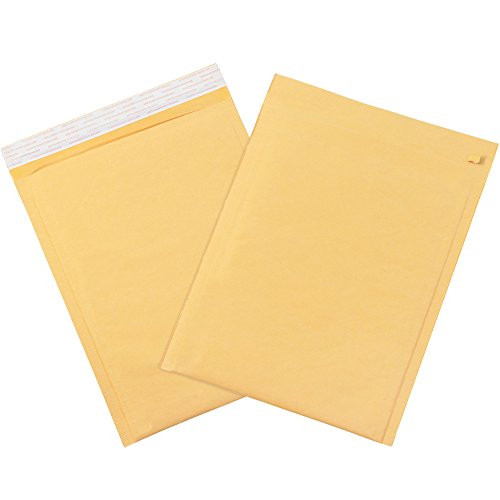 Self-Seal Bubble Mailers w-Tear Strip  4  9 1-2 x 14 1-2  Kraft  25-Case
