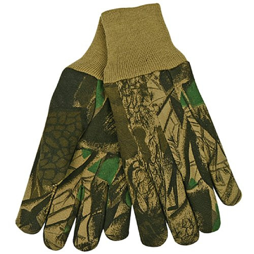 KINCO 825-L Mens Heavy Weight Jersey Gloves  Large  Camouflage