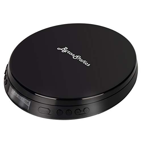 Byron Statics Portable CD Player Personal Compact Disc Player with Headphone Jack Anti-Skip-Shock Small Music CD Walkman with Large LCD Display for Byron Statics Portable CD Player Personal Compact Disc Player with Headphone Jack Anti-Skip-Shock Small Music CD Walkman with Large LCD Display for