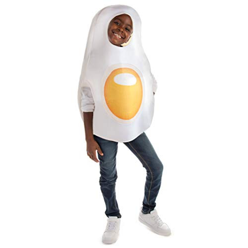 Sunny-Side Egg Childrens Halloween Costume - Funny Food Kids Outfit -YXL-