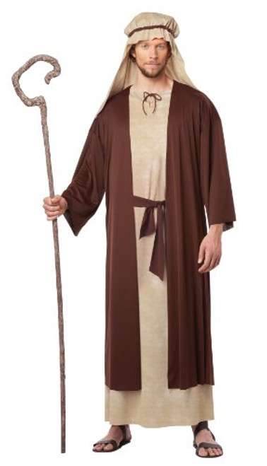 California Costumes Mens Saint Joseph Adult  Tan-Brown  Large California Costumes Mens Saint Joseph Adult  Tan-Brown  Large