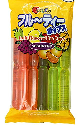 Snowtime Ice Freezer Pops Fat free Assorted Flavor -10 pops- 23 75 oz -1 pack-