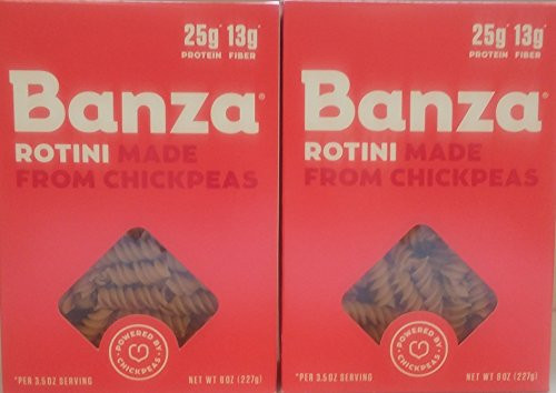 Banza Chickpea Pasta 8 oz - Rotini - Pack of 2