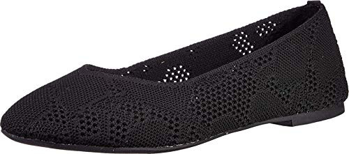 Cleo - KNITTY City - Open Knit Skimmer Black