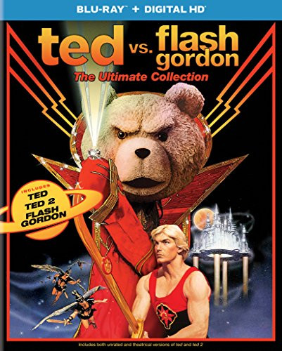 Ted vs  Flash Gordon The Ultimate Collection -Ted - Ted 2 - Flash Gordon- -Blu-ray-