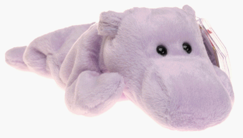 TY Beanie Baby - HAPPY the Hippo