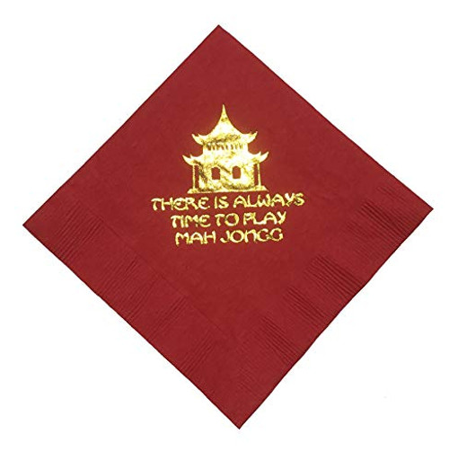 Mah Jongg Mahjong Napkins Beverage Cocktail Size 20 Count Paper Mah Jongg Mahjong Napkins Beverage Cocktail Size 20 Count Paper