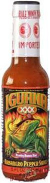 Iguana XXX Habanero Pepper Sauce  5 ounce - Pack of 3