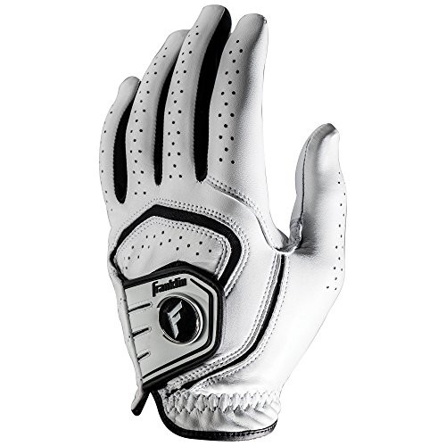Franklin Sports Golf Glove  Cabretta Leather  Mens  Worn on Left Hand  Adult X-Large