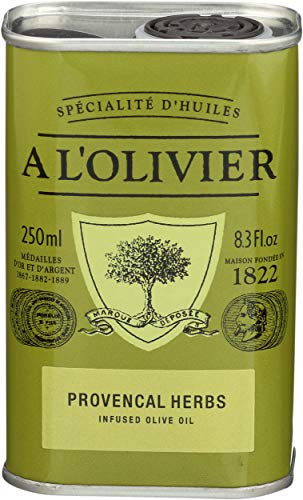 A LOlivier Olive Oil Infused with Herbs Provence  8 3 Ounce Tin