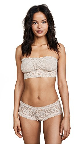 hanky panky Womens Signature Lace Bandeau Bralette  Chai  Tan  Medium