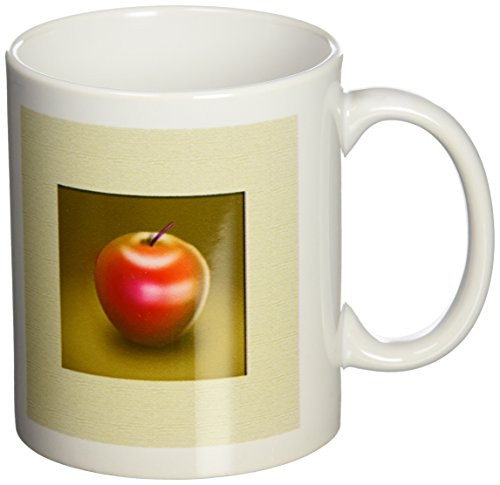 3dRose Red Delicious Apple Digital Graphic Representation of Fruit Mug  11-Ounce