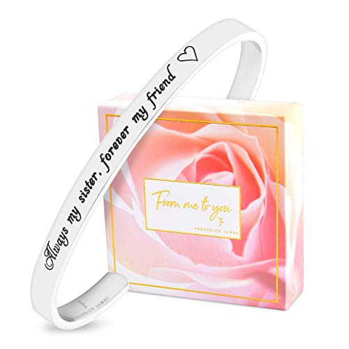 Sister Bracelet - Birthday Gifts for Sister from Sister-Brother - Always My Sister  Forever My Friend  Perfect Sister Gifts for Women I Sister Jewe