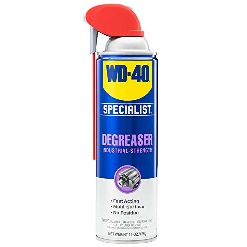 WD-40 - 300280 Specialist Industrial Strength Degreaser Fast-Acting Formula with PowerSolve Technology and SMART STRAW SPRAYS 2 WAYS  15 OZ -6-Pack-