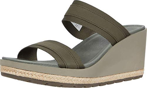 Merrell womens KAITERI WEDGE SLIDE OLIVE 9 M US