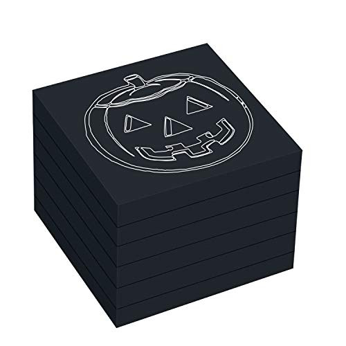 Black Sticky Notes 3×3 6 Pads Self-Stick Notes  100 Sheets-Pad Total 600 Sheets