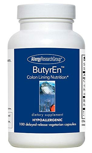 Allergy Research Group ButyrEn 100 Delayed-Release Vegetarian Capsules