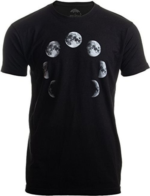 Lunar Cycle - Moon Art NASA Astronomy Space Nerd Full Luna for Men Women T-Shirt--Adult L- Black Lunar Cycle - Moon Art NASA Astronomy Space Nerd Full Luna for Men Women T-Shirt--Adult L- Black